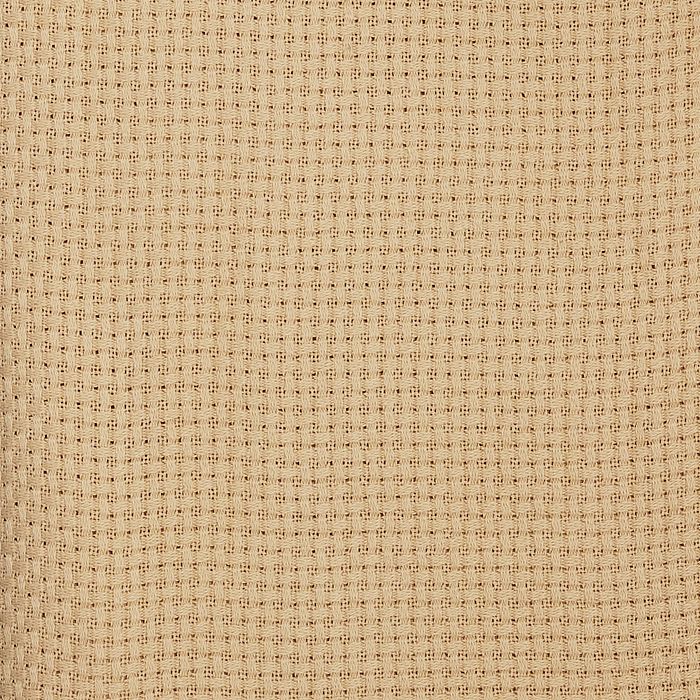Shop Sky Basketweave Cotton Blanket, Queen - 100% Exclusive In Safari Tan