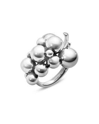 Georg Jensen - Sterling Silver Moonlight Grapes Bunch Ring