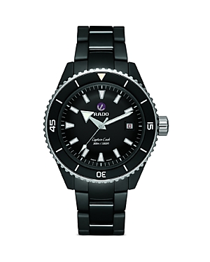 Shop Rado Hyperchrome Captain Cook Watch, 43mm In Black