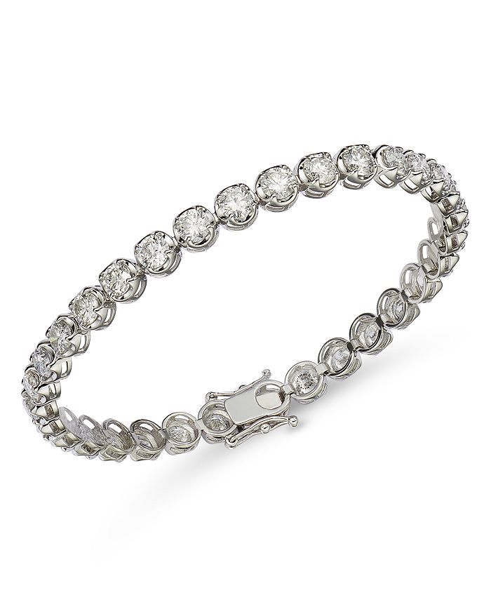 Bloomingdale's Diamond Tennis Bracelet in 14K White Gold, 9.0 ct. t.w