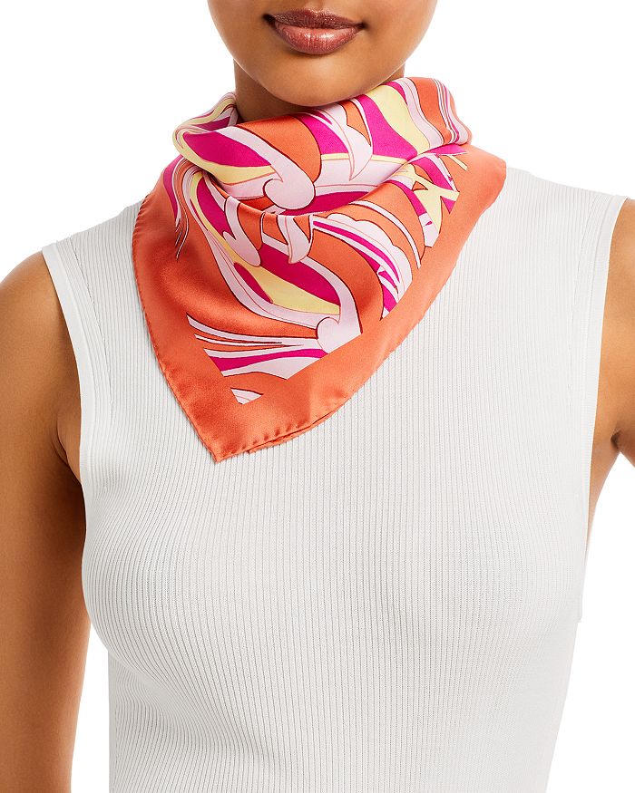 Hermes Orange Scarf - always perfect  Hermes scarf, Contemporary outfits,  How to wear scarves