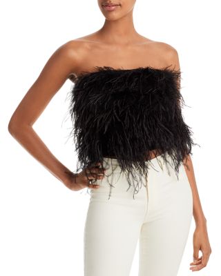 Lucy Paris - Milly Feather Top