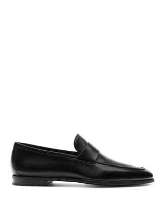 Magnanni Black Leather Bit Loafer Shoes Apron Toe Mens Sz 8 M Men main image 3