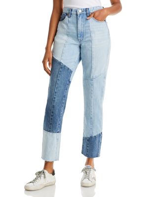 BLANKNYC - High Rise Straight Jeans in Fare Warning