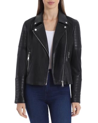 Bagatelle Quilted Faux Leather Moto Jacket | Bloomingdale's