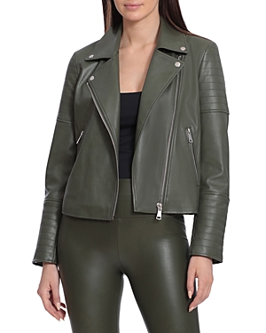 Bagatelle Quilted Faux Leather Moto Jacket