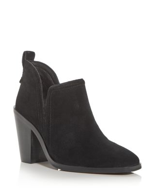 Jeffrey Campbell Women's Rosee Square Toe High Heel Booties