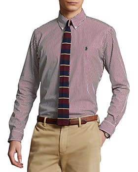 Polo Ralph Lauren - Slim Fit Striped Stretch Poplin Shirt