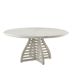 Theodore Alexander Breeze Slatted Dining Table In White