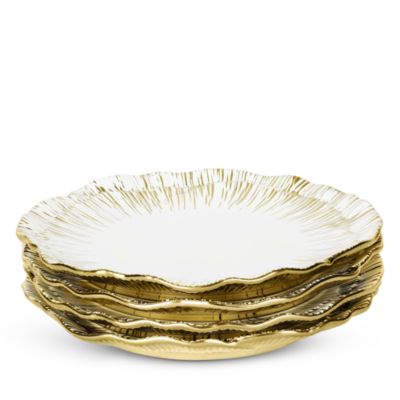 Michael Aram - Anemone Tidbit Plates, Set of 4