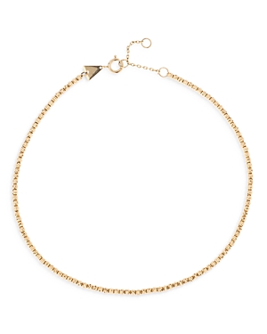 ADINA REYTER 14K YELLOW GOLD BEAD CHAIN ANKLET