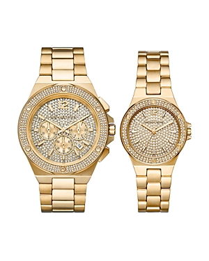 MICHAEL KORS HIS AND HERS LENNOX WATCH GIFT SET