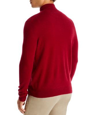 Berry Cashmere Quarter-Zip Sweater - Exclusive