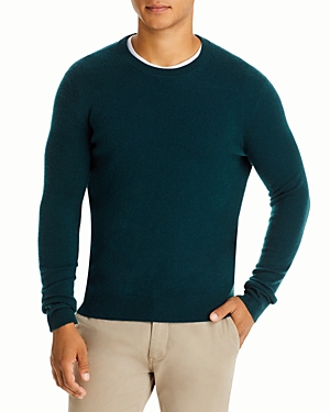 The Men's Store At Bloomingdale's Cashmere Crewneck Sweater - 100% Exclusive In Hunter Green