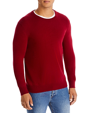 The Men's Store At Bloomingdale's Cashmere Crewneck Sweater - 100% Exclusive In Berry