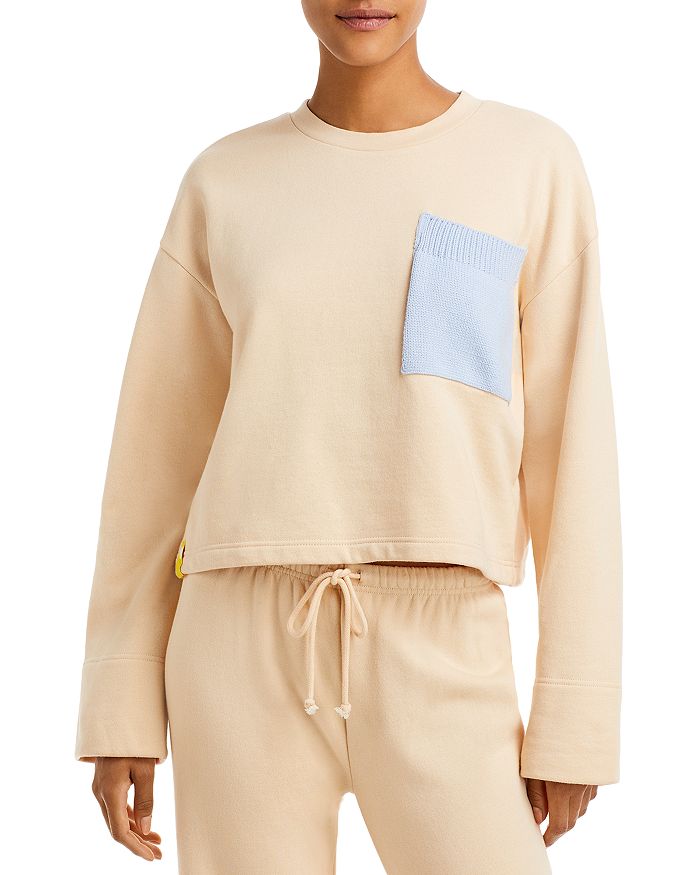 Kerri Rosenthal Micki Sweater Pocket Cotton Sweatshirt | Bloomingdale's