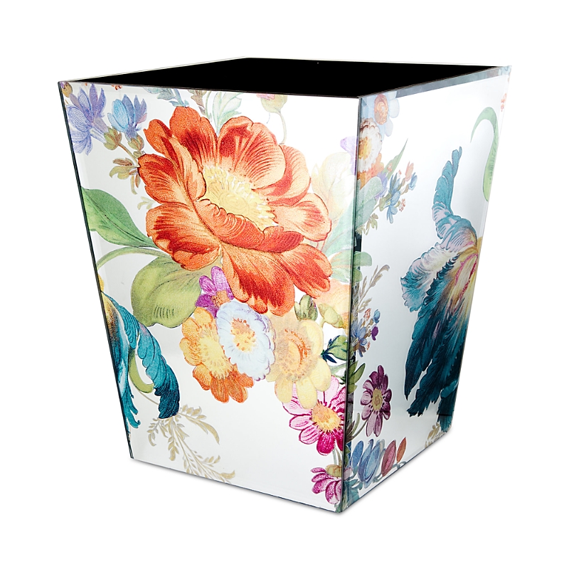 Mackenzie-childs Mackenzie Childs Flower Market Waste Bin In Multi