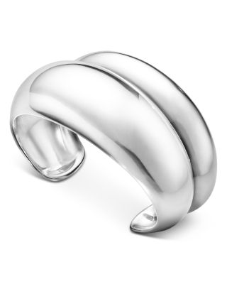 Georg Jensen - Sterling Silver Curve Bangle Bracelet