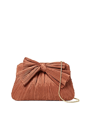 LOEFFLER RANDALL RAYNE SMALL PLEATED BOW FRAME CLUTCH