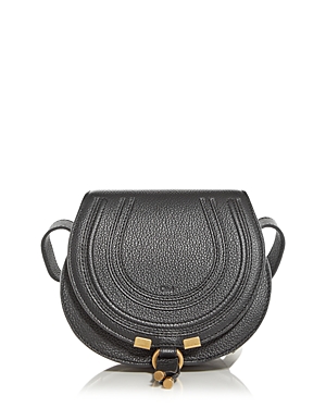 Chloe Marcie Small Leather Saddle Bag