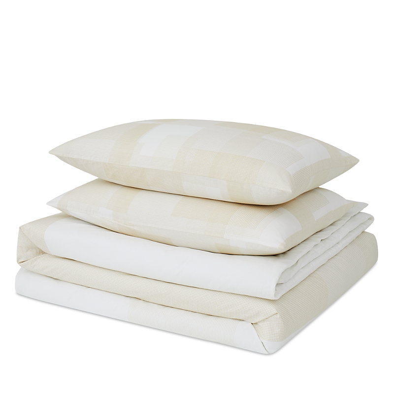 Calvin Klein Ck Naturals Pure Grid Duvet Cover Set, King