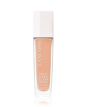 Shop Lancôme Teint Idole Ultra Wear Care & Glow Serum Foundation 1 Oz. In 320c (light With Cool Undertone)