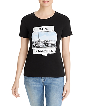 Karl Lagerfeld Paris City View Graphic Tee