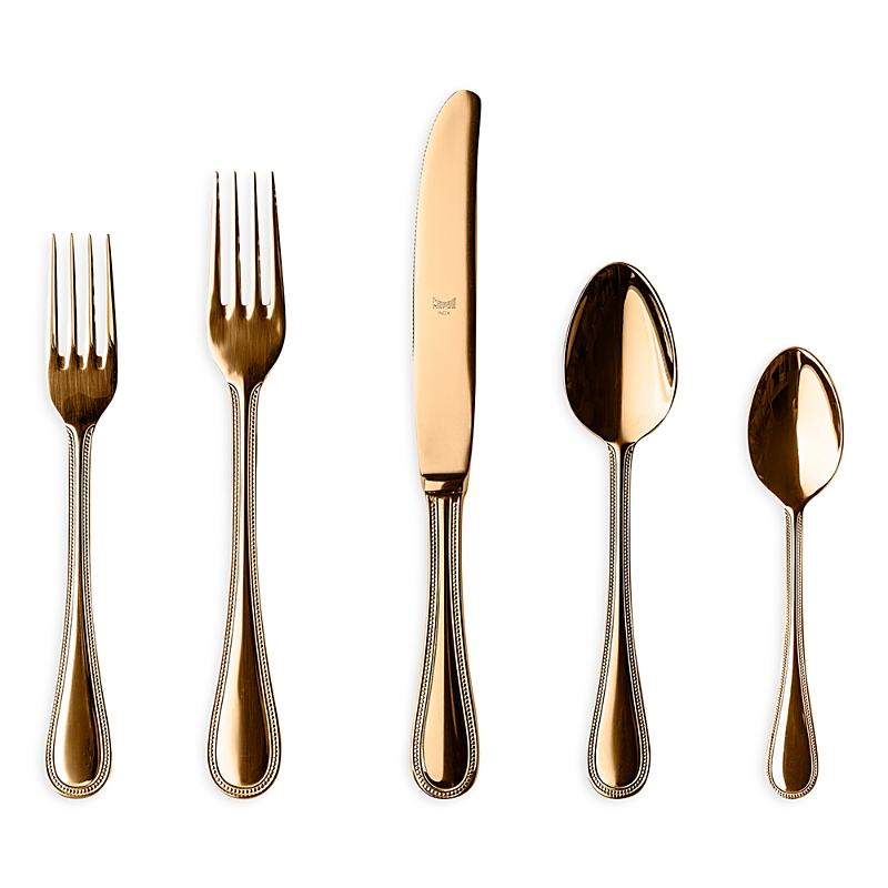 Mepra 5 Pcs Place Setting Perla Oro In Perla Oro