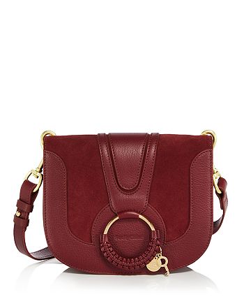 See by Chlo&eacute; - Hana Small Leather & Suede Crossbody