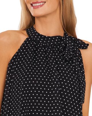 トップス halterneck layered tops melt the lady CeCe Polka Dot Double Layer Halter Top | Bloomingdale's