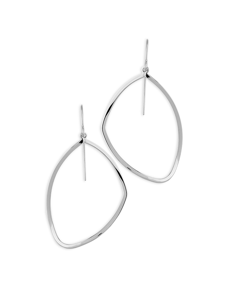 Bloomingdale's Abstract Triangle Open Drop Earrings In Sterling Silver - Exclusive In Silver