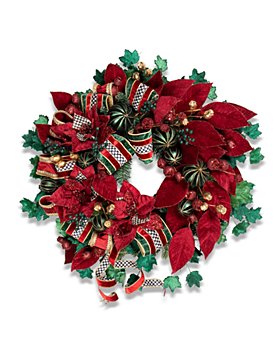 Mackenzie-Childs - Christmas Magic Pre Lit Wreath