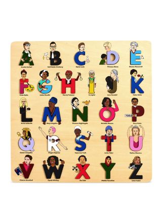 Alphabet Legends - Lady Legends Wooden Alphabet Puzzle - Ages 3-6