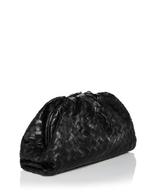 Large Intrecciato Leather Pouch