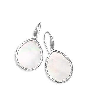 Shop Ippolita Sterling Silver Rock Candy Mother Of Pearl Drop Earrings In White/silver