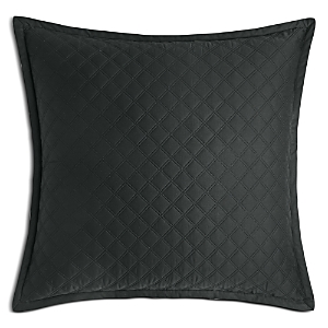 Hudson Park Collection Hudson Park Double Diamond Quilted Euro Sham - 100% Exclusive In Black