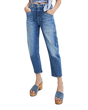 Veronica Beard - Charlie High Rise Cropped Straight Jeans in Durango