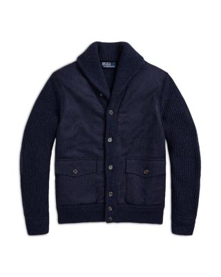 Polo Ralph Lauren Wool & Cashmere Regular Fit Shawl Collar Hybrid
