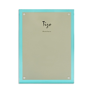 Shop Tizo Lucite Frame, 4 X 6 In Clear/turquoise