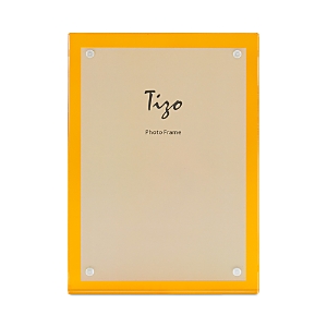 Tizo Lucite Frame, 4 X 6 In Clear/orange