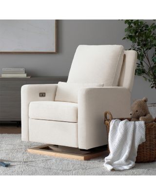 Sigi Electronic Recliner and Glider in Eco Performance Fabric with USB Port