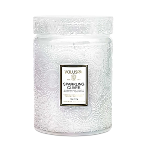 Voluspa Sparkling Cuvee Glass Jar Candle 18 oz / 510 G In Clear