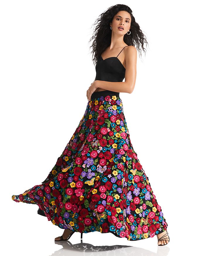 Alice and Olivia Domenica Embellished Ball Skirt 150th