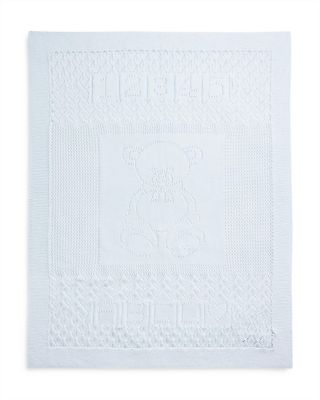 Unisex Pointelle Knit Organic Cotton Blanket - Baby