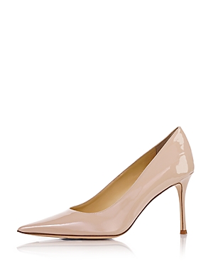 MARION PARKE WOMEN'S CLASSIC POINTED TOE TAN HIGH HEEL PUMPS