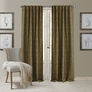 Elrene Home Fashions Antonia Blackout Window Curtain Panel, 52 X 84 In Antique Gold