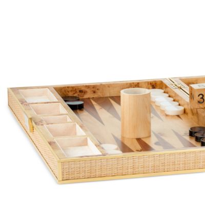 Cane Backgammon Set