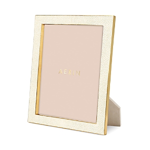 Aerin Classic Shagreen Frame, 8 X 10 In Cream