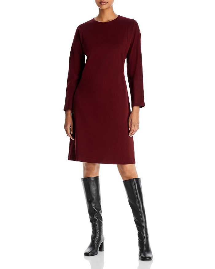 Lafayette 148 New York Jewel Neck A Line Dress Bloomingdale s