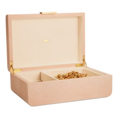 Modern Shagreen Large Jewelry Box